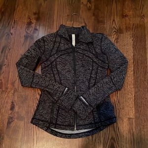 Black with white speckles define jacket size 6!!